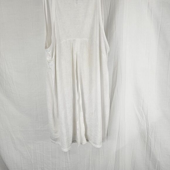 Lululemon Athletica Goal Up Tank White Women's Size 12 Split Back - Picture 8 of 10